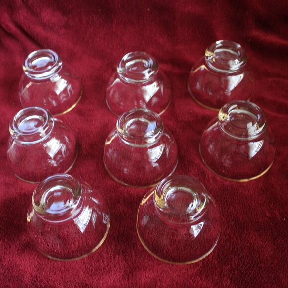 Vintage Monogrammed Dessert Bowls, Set of 8 - Monogrammed with B - Picture 2 of 4